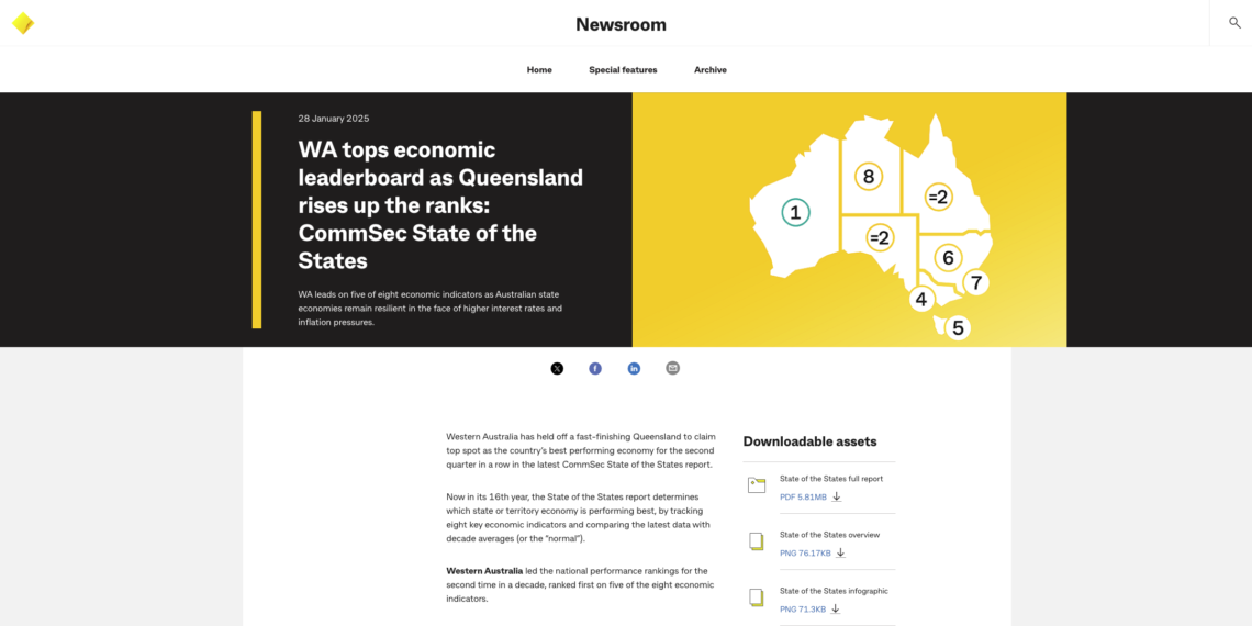 2025 Australian State Economic Performance Report Analysis (Briefing)