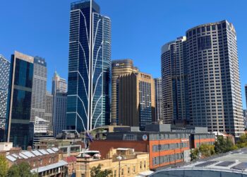 Sydney central business district skyline