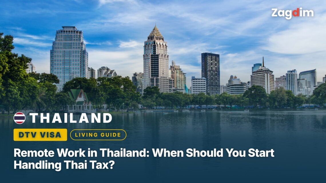 Remote Work in Thailand: When Should You Start Handling Thai Tax?