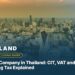 Running a Company in Thailand: CIT, VAT and Withholding Tax Explained
