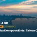 Thailand's 60-Day Visa Exemption Ends: Taiwan Cut to 30 Days