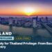 How to Apply for Thailand Privilege: From Background Check to Entry