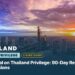 After Arrival on Thailand Privilege: 90-Day Reporting and Extensions