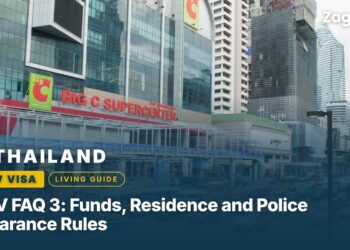 Thailand DTV FAQ 3: Funds, Residence and Police Clearance Rules