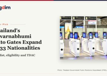 Automated immigration gates at Suvarnabhumi Airport