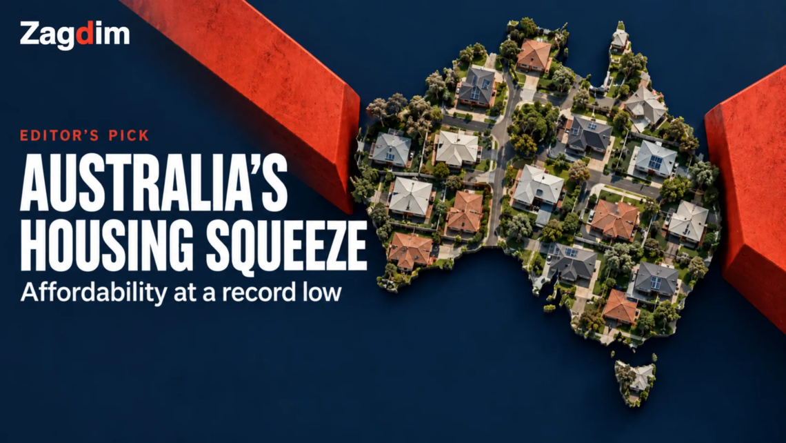 Australia’s Housing Affordability Sinks to a Record Low Even as Prices Fall — and Builders Blame the Tax Bill