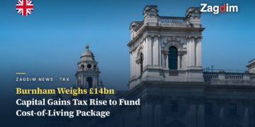 HM Treasury building on Whitehall, London
