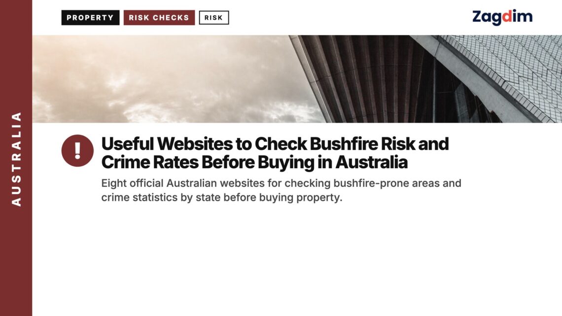Landmark — Angled view of Opera House sail roofs at sunrise, illustrating Useful Websites to Check Bushfire Risk and Crime Rates Before Buying in Australia