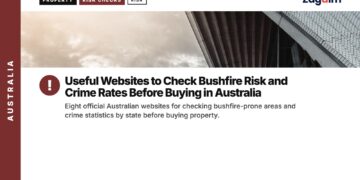 Landmark — Angled view of Opera House sail roofs at sunrise, illustrating Useful Websites to Check Bushfire Risk and Crime Rates Before Buying in Australia