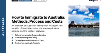 Harbour — Pyrmont Bridge at Darling Harbour with flagpole and boats, illustrating How to Immigrate to Australia: Methods, Process and Costs
