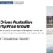 Beach — Sydney beach with waves and distant headland, illustrating What Drives Australian Property Price Growth