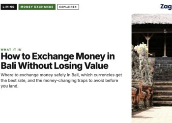 Temple — Balinese temple entrance with guardian statues, illustrating How to Exchange Money in Bali Without Losing Value