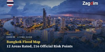 Bangkok Flood Map 2026: 12 Expat Areas Rated by Flood Risk, 216 Official Risk Points and What to Check Before You Rent or Buy