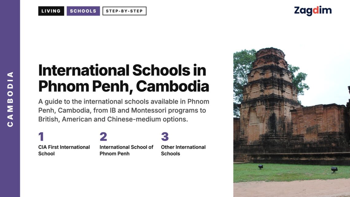 Temple — ancient brick temple towers ruins, illustrating International Schools in Phnom Penh, Cambodia