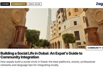 Architecture — Burj Khalifa framed by traditional Arabian archway, illustrating Building a Social Life in Dubai: An Expat's Guide to Community Integration