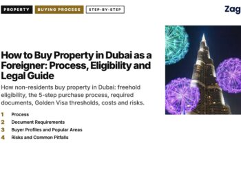 Festival — Burj Khalifa at night with illuminated light art spheres, illustrating How to Buy Property in Dubai as a Foreigner: Process, Eligibility and Legal Guide
