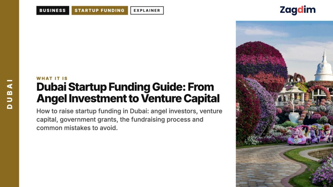 Park — Colourful floral displays at Dubai Miracle Garden, illustrating Dubai Startup Funding Guide: From Angel Investment to Venture Capital