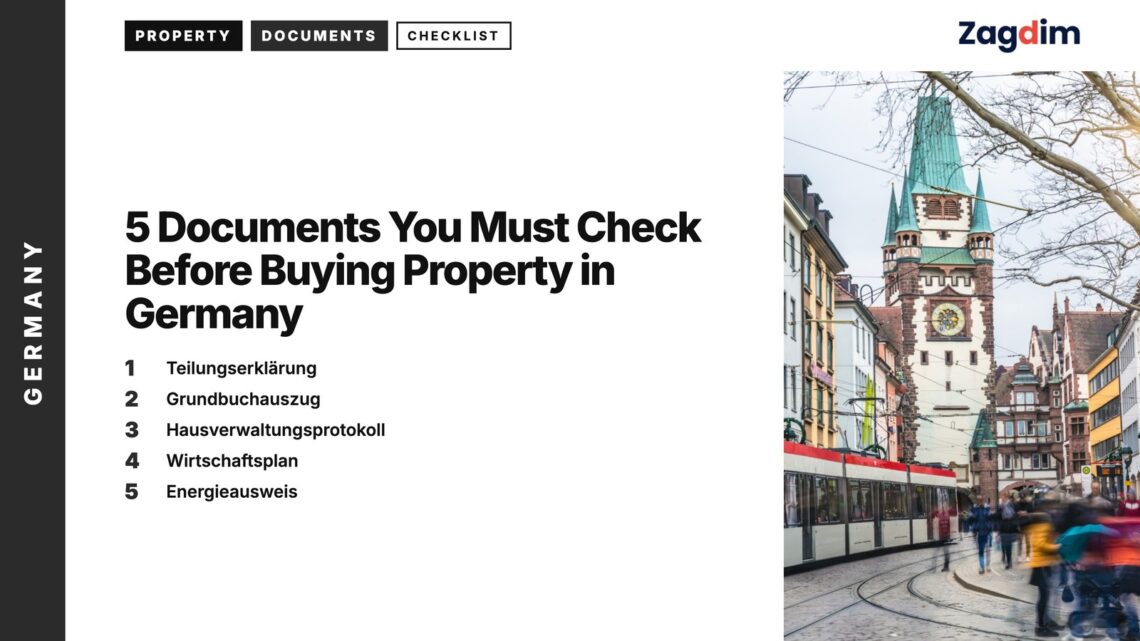 Transport — Tram passing historic gate tower with pedestrians Freiburg, illustrating 5 Documents You Must Check Before Buying Property in Germany