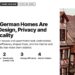 Architecture — Row of red-roofed half-timbered houses with dormer windows, illustrating What German Homes Are Like: Design, Privacy and Practicality
