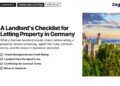 Landmark — Neuschwanstein Castle at sunset overlooking green valley, illustrating A Landlord's Checklist for Letting Property in Germany