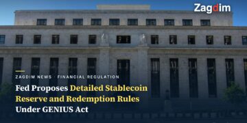 The Eccles Building, headquarters of the U.S. Federal Reserve Board in Washington, DC, which released the draft stablecoin reserve and redemption rules