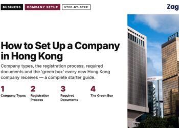 Architecture — modern office towers including HSBC building in Central, illustrating How to Set Up a Company in Hong Kong