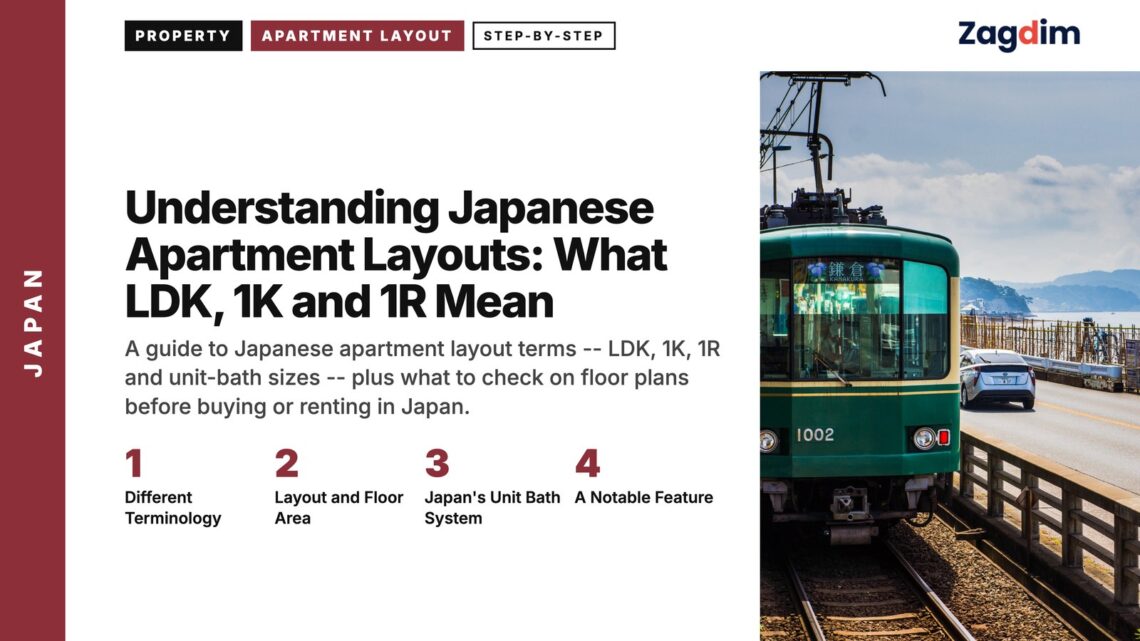 Transport — green train at station platform with mountains, illustrating Understanding Japanese Apartment Layouts: What LDK, 1K and 1R Mean