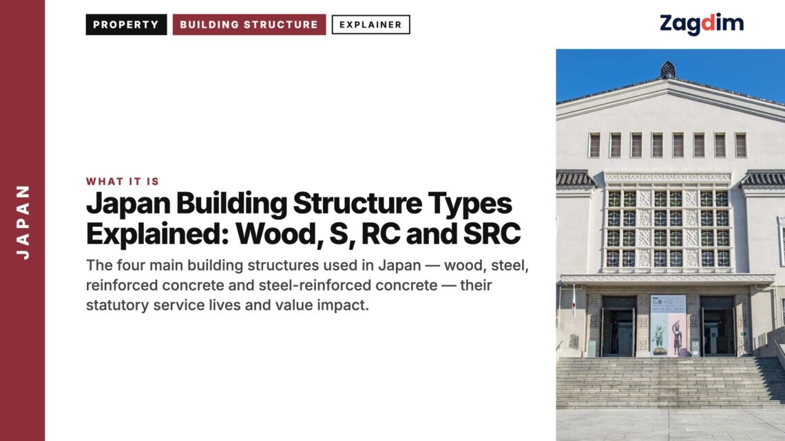 Architecture — Osaka Municipal Museum of Art building facade, illustrating Japan Building Structure Types Explained: Wood, S, RC and SRC