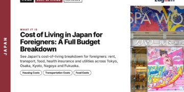 Other — spa entrance storefront with colourful signage, illustrating Cost of Living in Japan for Foreigners: A Full Budget Breakdown