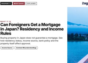 Mountain — Mount Fuji across lake at dawn, illustrating Can Foreigners Get a Mortgage in Japan? Residency and Income Rules