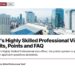 Skyline — Osaka city skyline in daytime, illustrating Japan's Highly Skilled Professional Visa: Benefits, Points and FAQ