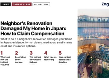 Architecture — spiral glass escalator interior at Umeda Sky Building, illustrating Neighbor's Renovation Damaged My Home in Japan: How to Claim Compensation