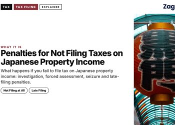 Architecture — shopping arcade ceiling with giant red lantern, illustrating Penalties for Not Filing Taxes on Japanese Property Income