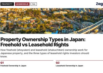 Aerial — aerial panorama of Osaka cityscape with tower, illustrating Property Ownership Types in Japan: Freehold vs Leasehold Rights
