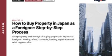 Street — Shinjuku skyscraper street in Tokyo, illustrating How to Buy Property in Japan as a Foreigner: Step-by-Step Process