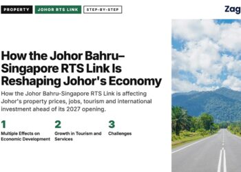 Rural — palm-lined country road toward misty mountains, illustrating How the Johor Bahru–Singapore RTS Link Is Reshaping Johor's Economy