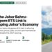 Rural — palm-lined country road toward misty mountains, illustrating How the Johor Bahru–Singapore RTS Link Is Reshaping Johor's Economy
