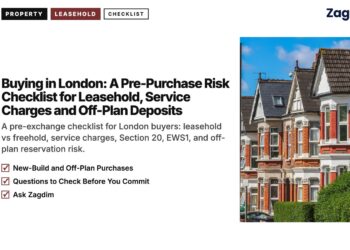Victorian terraced houses, illustrating Buying in London: A Pre-Purchase Risk Checklist for Leasehold, Service Charges and Off-Plan Deposits