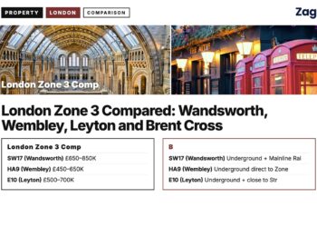 Natural History Museum interior, illustrating London Zone 3 Compared: Wandsworth, Wembley, Leyton and Brent Cross