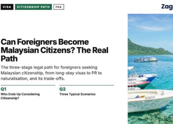 Island — speedboats anchored in turquoise water off island, illustrating Can Foreigners Become Malaysian Citizens? The Real Path