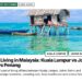 Architecture — traditional stilt hut over turquoise sea with boats, illustrating Cost of Living in Malaysia: Kuala Lumpur vs Johor Bahru vs Penang