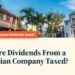 Quiet heritage street with colourful shophouses, Penang, illustrating How Are Dividends From a Malaysian Company Taxed?