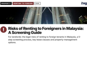 Night — Petronas Towers at night with fountain show, illustrating Risks of Renting to Foreigners in Malaysia: A Screening Guide
