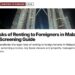 Night — Petronas Towers at night with fountain show, illustrating Risks of Renting to Foreigners in Malaysia: A Screening Guide
