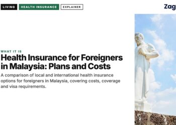 Landmark — statue of St Francis Xavier at St Paul's Hill Malacca, illustrating Health Insurance for Foreigners in Malaysia: Plans and Costs