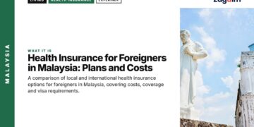 Landmark — statue of St Francis Xavier at St Paul's Hill Malacca, illustrating Health Insurance for Foreigners in Malaysia: Plans and Costs