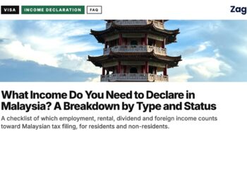 Temple — Pagoda of 10000 Buddhas at Kek Lok Si Temple, illustrating What Income Do You Need to Declare in Malaysia? A Breakdown by Type and Status
