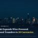 Kuala Lumpur skyline at night, as MBSB Bank expands its Wise-powered international transfer service to 20 currencies