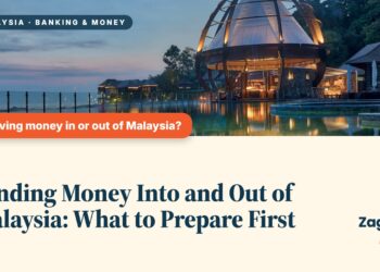 Glass dome pavilion reflected in water at dusk, illustrating Sending Money Into and Out of Malaysia: What to Prepare First