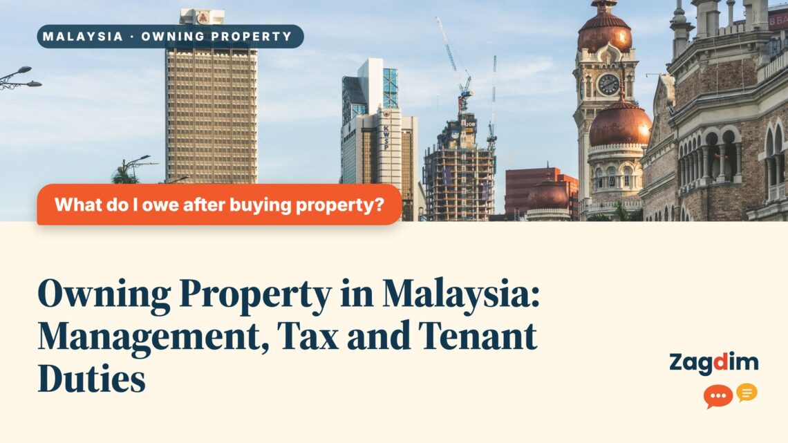 Street view of Sultan Abdul Samad Building, Kuala Lumpur, illustrating Owning Property in Malaysia: Management, Tax and Tenant Duties